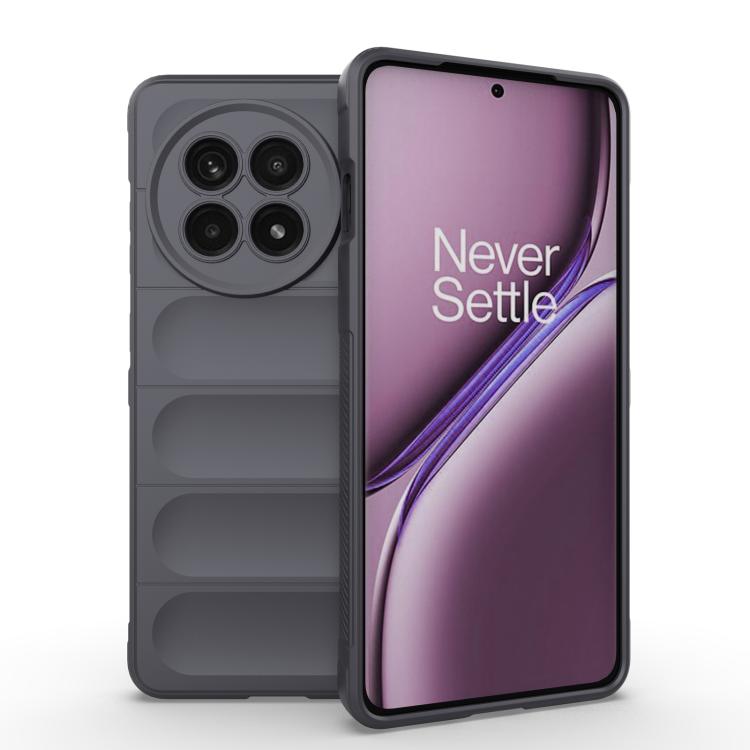 

For OnePlus Ace 5 / Ace 5 Pro Magic Shield TPU + Flannel Phone Case(Dark Grey)