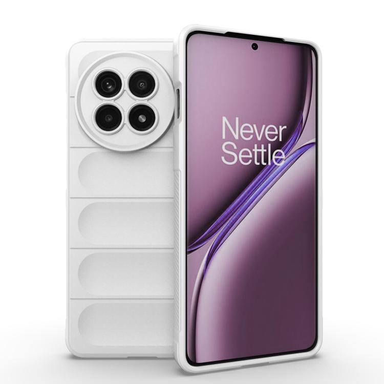 

For OnePlus Ace 5 / Ace 5 Pro Magic Shield TPU + Flannel Phone Case(White)