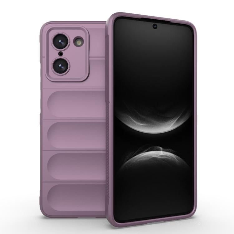 

For OnePlus Ace 5 Racing / Nord CE5 Magic Shield TPU + Flannel Phone Case(Purple)