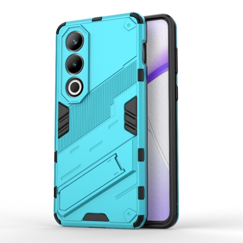 

For OnePlus Ace 3V Punk Armor 2 in 1 PC + TPU Phone Case with Holder(Blue)