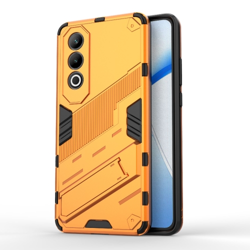 

For OnePlus Nord CE4 5G Global Punk Armor 2 in 1 PC + TPU Phone Case with Holder(Orange)