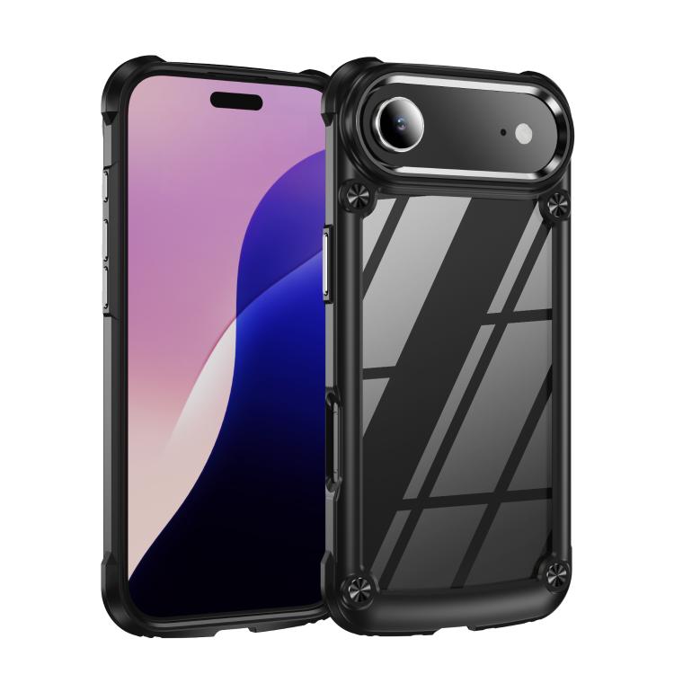 

For iPhone 17 Air TPU + PC Lens Protection Phone Case(Black)