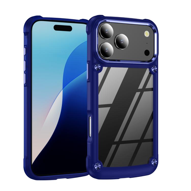 

For iPhone 17 Pro TPU + PC Lens Protection Phone Case(Blue)
