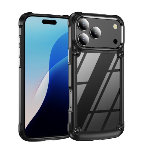 

For iPhone 17 Pro Max TPU + PC Lens Protection Phone Case(Black)