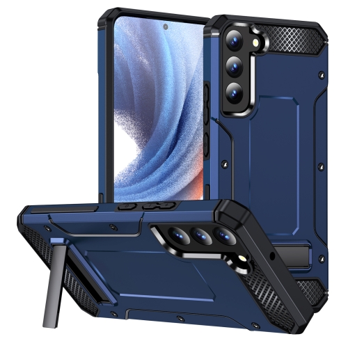 

For Samsung Galaxy S22 5G Matte Holder Phone Case(Royal Blue)