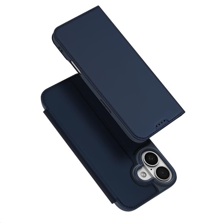 

For iPhone 17 DUX DUCIS Skin Pro Series Flip Leather Phone Case(Blue)