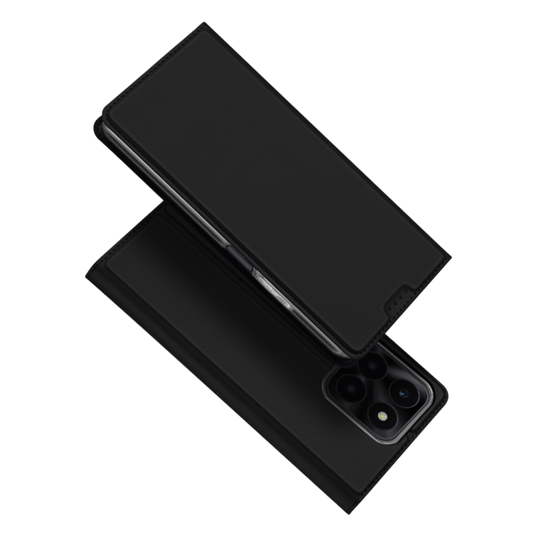 

For Honor X6a DUX DUCIS Skin Pro Series Flip Leather Phone Case(Black)