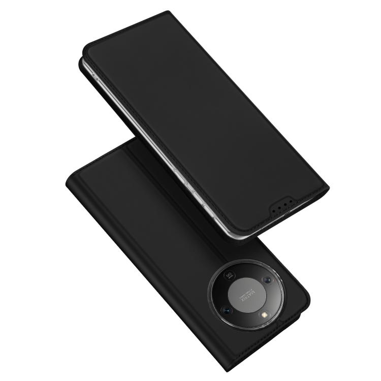 

For Honor Magic8 Lite / X9d / X70 DUX DUCIS Skin Pro Series Flip Leather Phone Case(Black)