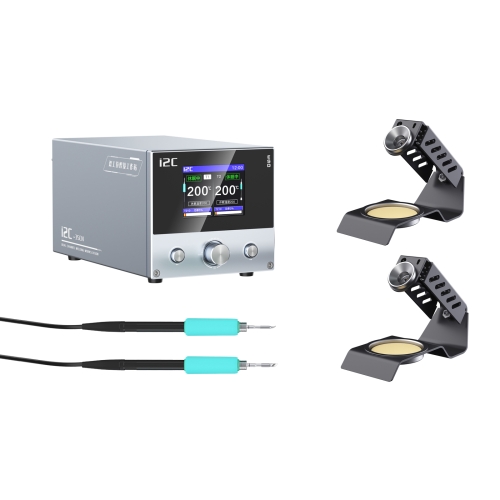 

i2C 3SCN Intelligent Double Welding Station with RS100 Base, Style:B Set(US Plug)