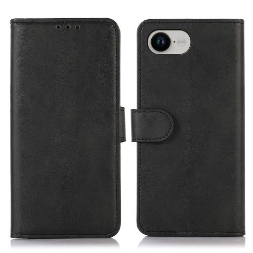 

For iPhone 16e Cow Texture Leather Phone Case(Black)