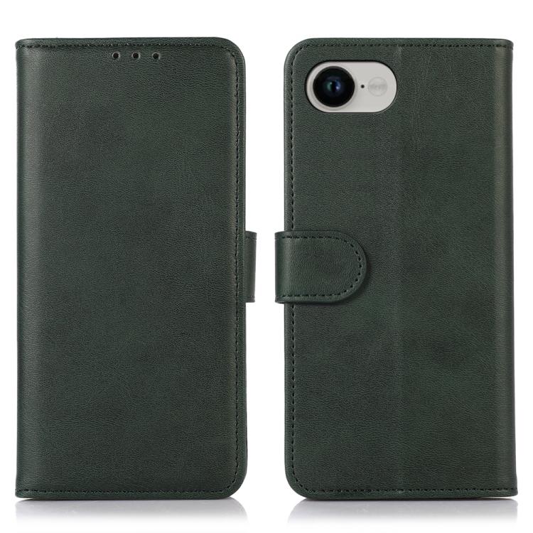 

For iPhone 16e Cow Texture Leather Phone Case(Green)