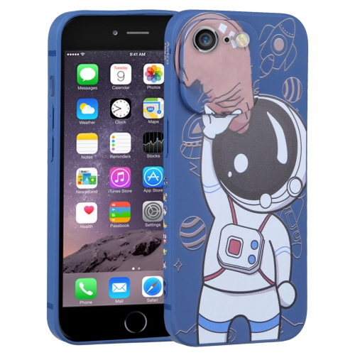 

For iPhone 6s / 6 Spaceman Binoculars Phone Case(Blue and Brown)