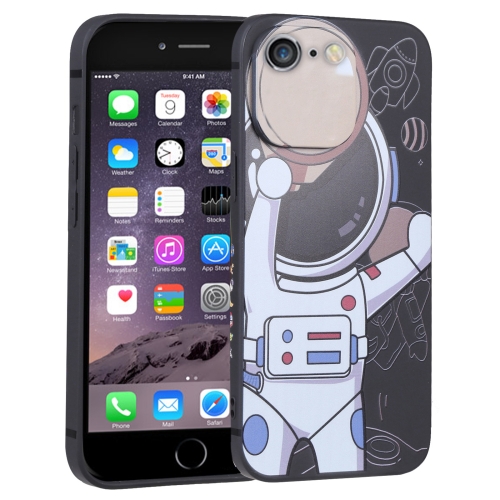 

For iPhone 6s / 6 Spaceman Binoculars Phone Case(Black and Beige)