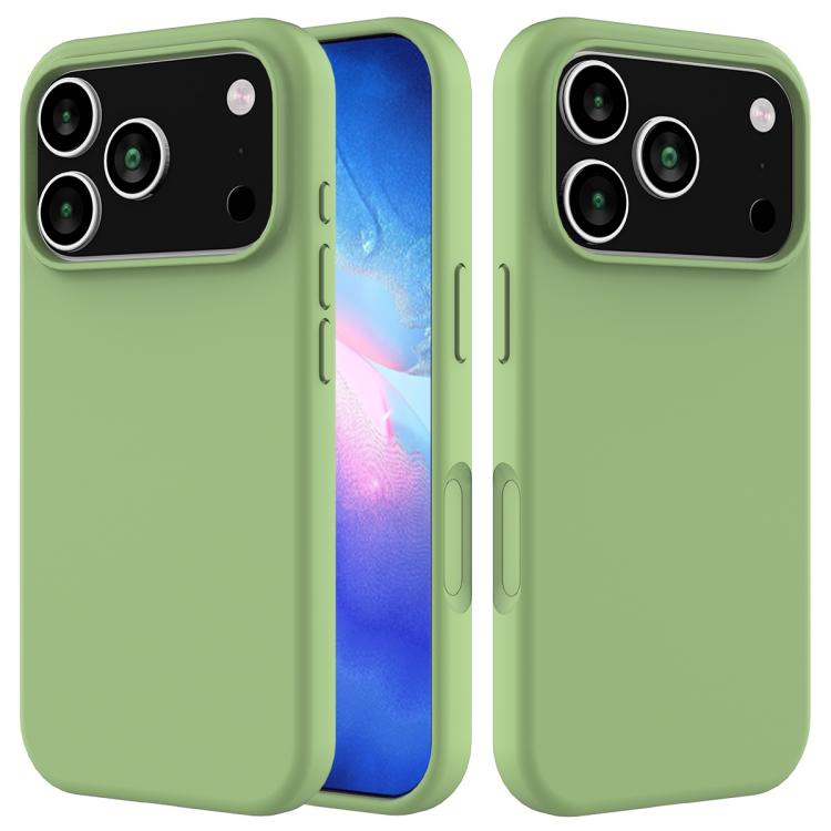 For iPhone 18 Pro / 17 Pro Solid Color Silicone Phone Case(Mint Green) — купить у Sunsky-online WW