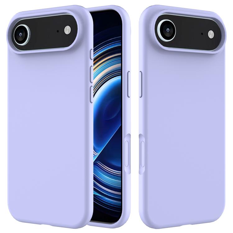 

For iPhone 17 Air Solid Color Silicone Phone Case(Purple)