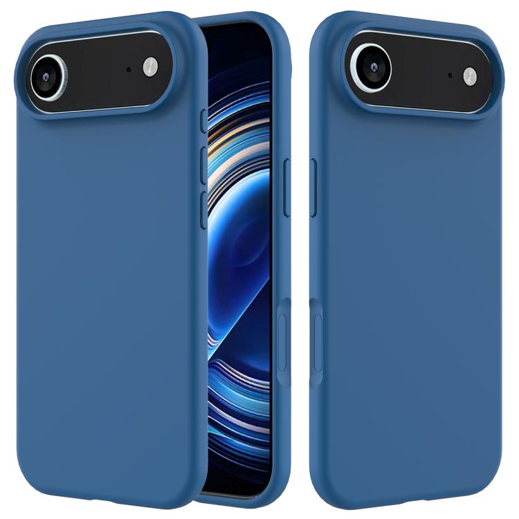 

For iPhone Air Solid Color Silicone Phone Case(Cobalt Blue)