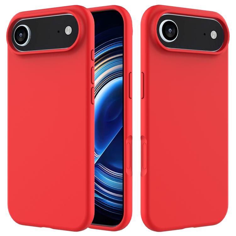

For iPhone 17 Air Solid Color Silicone Phone Case(Red)