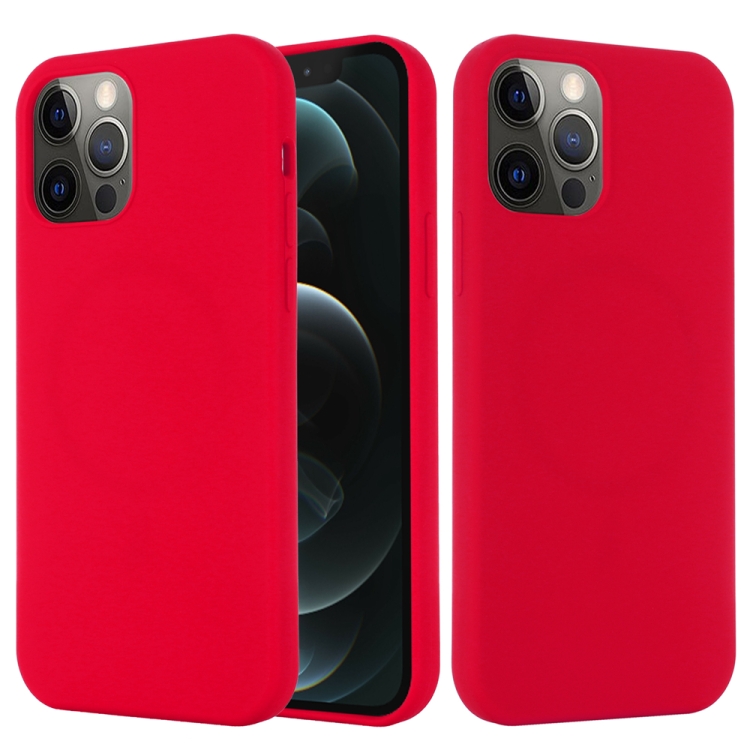 

For iPhone 15 Pro Max Shockproof Silicone Magsafe Phone Case(Red)