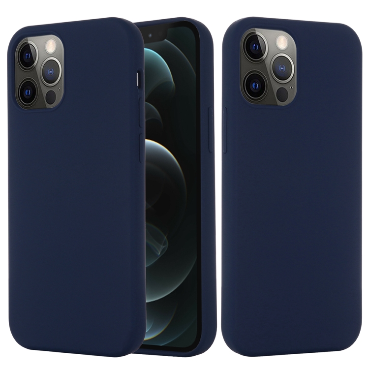 

For iPhone 15 Pro Max Shockproof Silicone Magsafe Phone Case(Navy Blue)