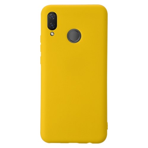For Huawei nova 3 Shockproof Frosted TPU Protective Case(Yellow)