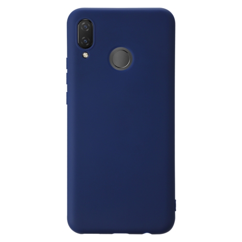 For Huawei nova 3 Shockproof Frosted TPU Protective Case(Dark Blue)