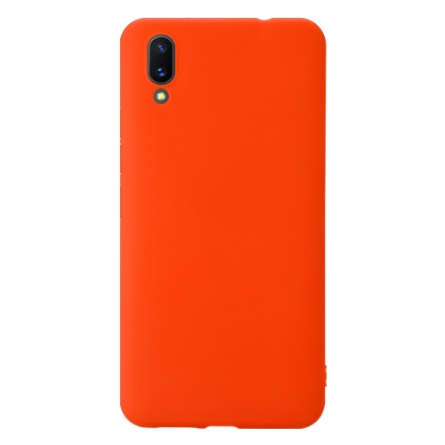 For Vivo X21 Shockproof Frosted TPU Protective Case(Orange)