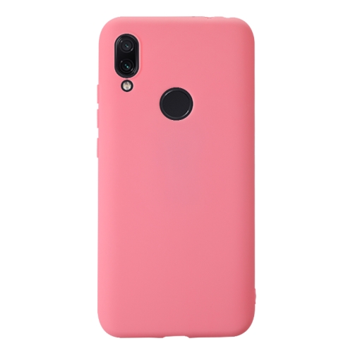 For Xiaomi Redmi 7 Shockproof Frosted TPU Protective Case(Pink)