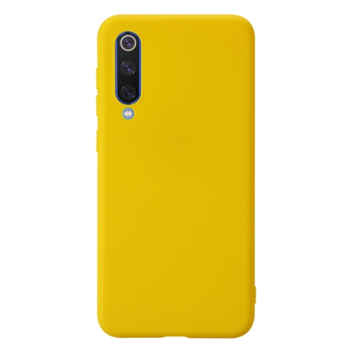 For Xiaomi Mi 9 SE Shockproof Frosted TPU Protective Case(Yellow)
