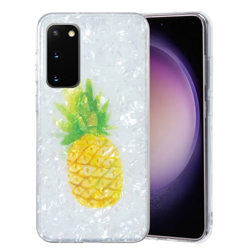 

For Samsung Galaxy S20 FE IMD Shell Pattern TPU Phone Case(Pineapple)