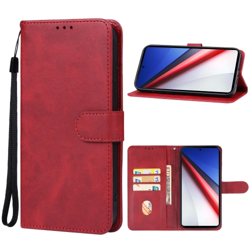 

For DOOGEE DK10 Leather Phone Case(Red)