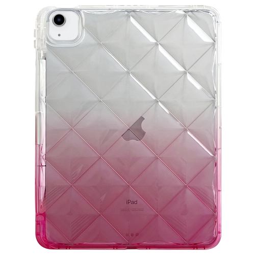 

For iPad 10th Gen 10.9 2022 Gradient Diamond Plaid TPU Tablet Case(Gradient Pink)