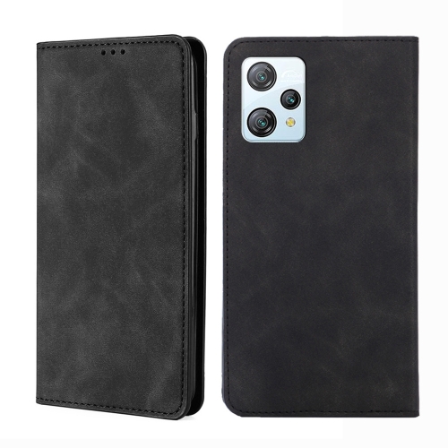 

For Blackview A53 / A53 Pro Skin Feel Magnetic Leather Phone Case(Black)