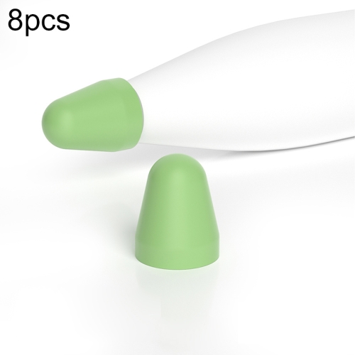 

For Xiaomi Stylus Pen 2 8pcs / Set Silicone Wear-resistant Stylus Nib Cover(Green)