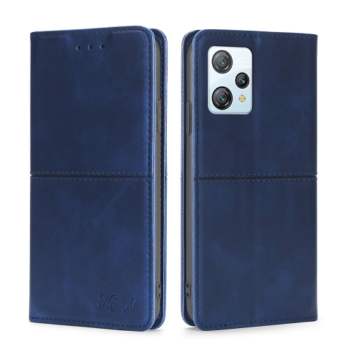 

For Blackview A53 / A53 Pro Cow Texture Magnetic Leather Phone Case(Blue)