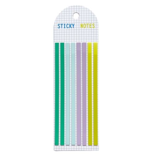 

Transparent Strip Color Fluorescent Waterproof Sticky Note Long Strip Index Sticker(005)