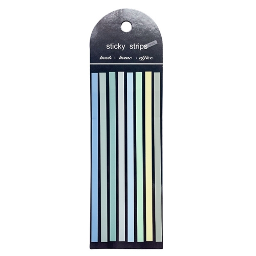 

Transparent Strip Color Fluorescent Waterproof Sticky Note Long Strip Index Sticker(004)