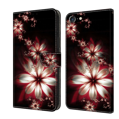 

For iPhone 6 / 7 Crystal 3D Shockproof Protective Leather Phone Case(Fantastic Flower)