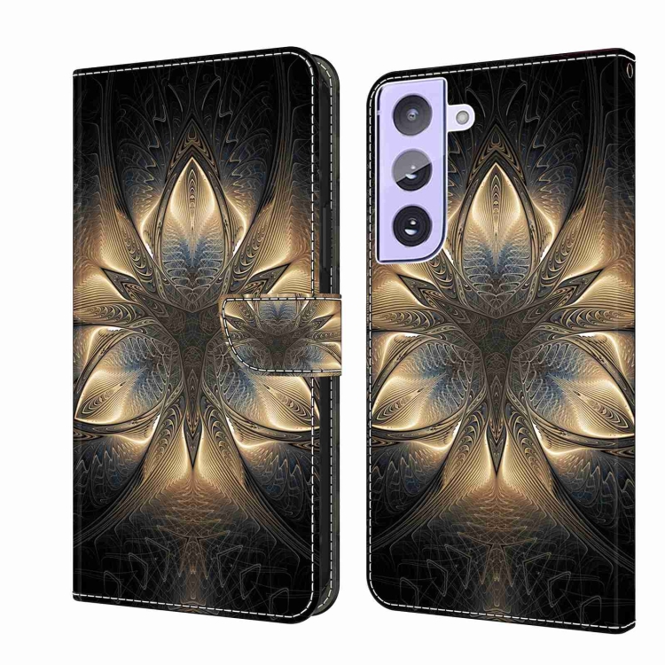 

For Samsung Galaxy S21+ Crystal 3D Shockproof Protective Leather Phone Case(Luminous Building)