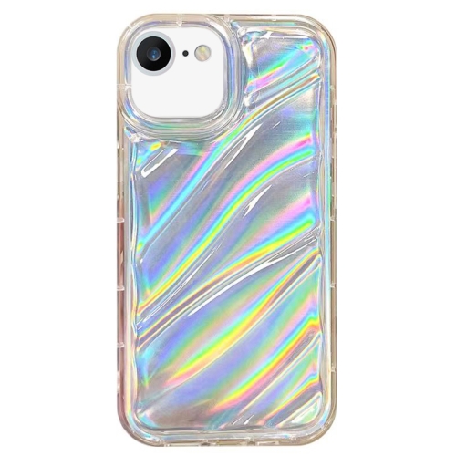 

For iPhone SE 2022 /2020 / 8 / 7 Laser Sequin Waves TPU Phone Case(Transparent)