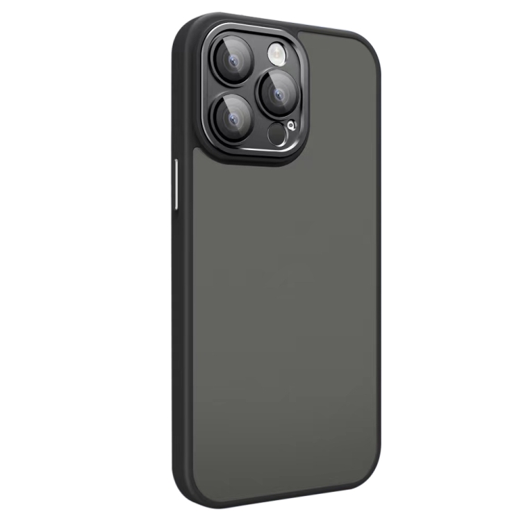 

For iPhone 11 Pro Max All-inclusive TPU Edge Acrylic Back Phone Case with Lens Film(Black)
