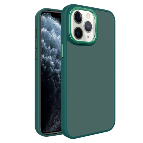 

For iPhone 11 Pro Max All-inclusive TPU Edge Acrylic Back Phone Case(Green)