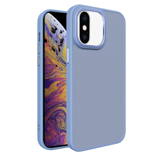 

For iPhone XS Max All-inclusive TPU Edge Acrylic Back Phone Case(Sierra Blue)