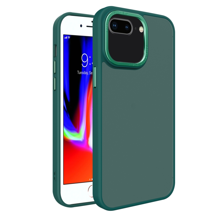 

For iPhone 8 Plus / 7 Plus All-inclusive TPU Edge Acrylic Back Phone Case(Green)