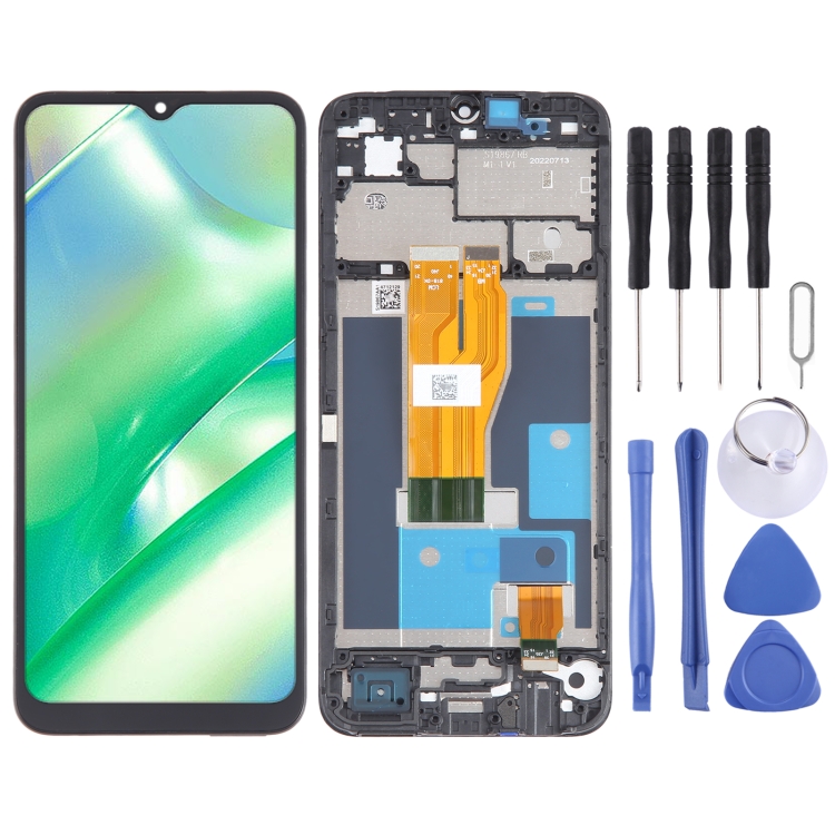 

For Realme C33 OEM LCD Screen Digitizer Full Assembly with Frame
