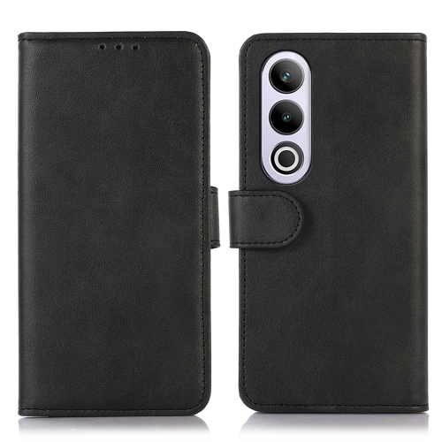 For OnePlus Nord 4E Global Cow Texture Leather Phone Case(Black) чехол на oppo a57 5g oneplus nord n300 5g посыпка сердечки