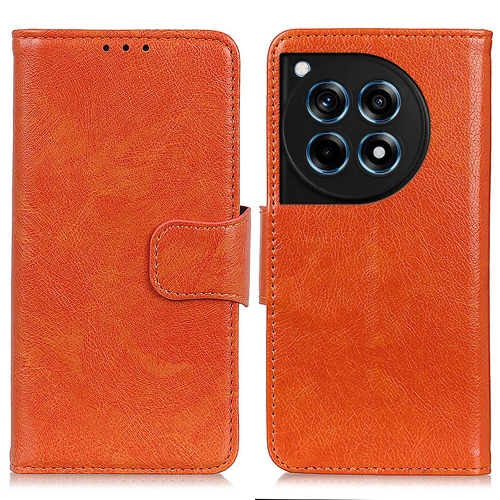 

For OnePlus 12R / Ace 3 Nappa Texture Leather Phone Case(Orange)