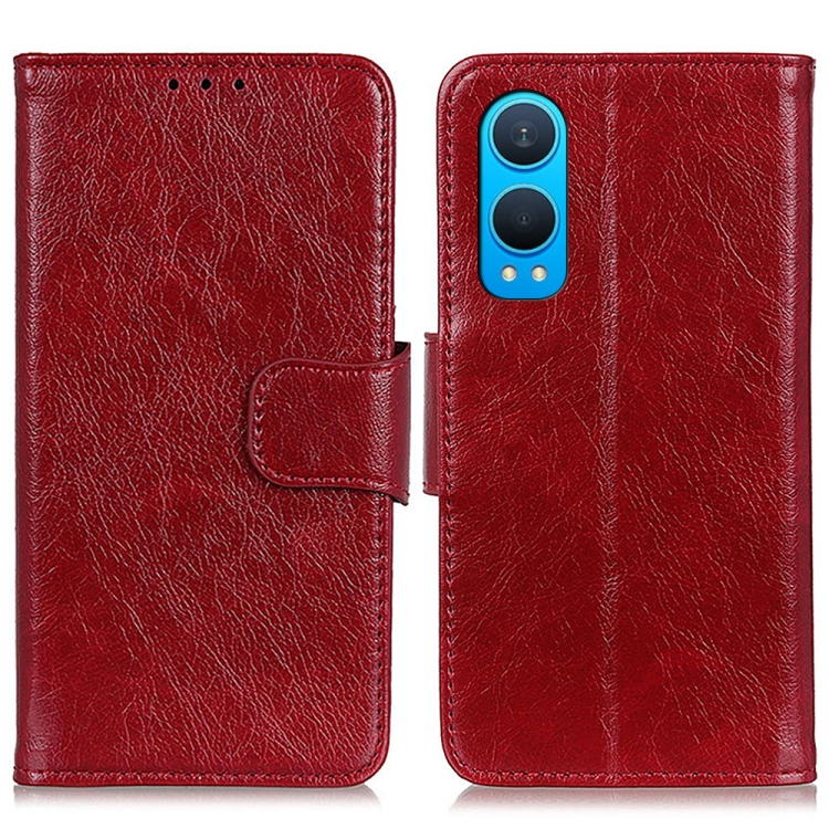 

For OnePlus Nord CE4 Lite Nappa Texture Leather Phone Case(Red)