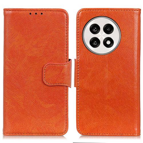 

For OnePlus 13R Global Nappa Texture Leather Phone Case(Orange)