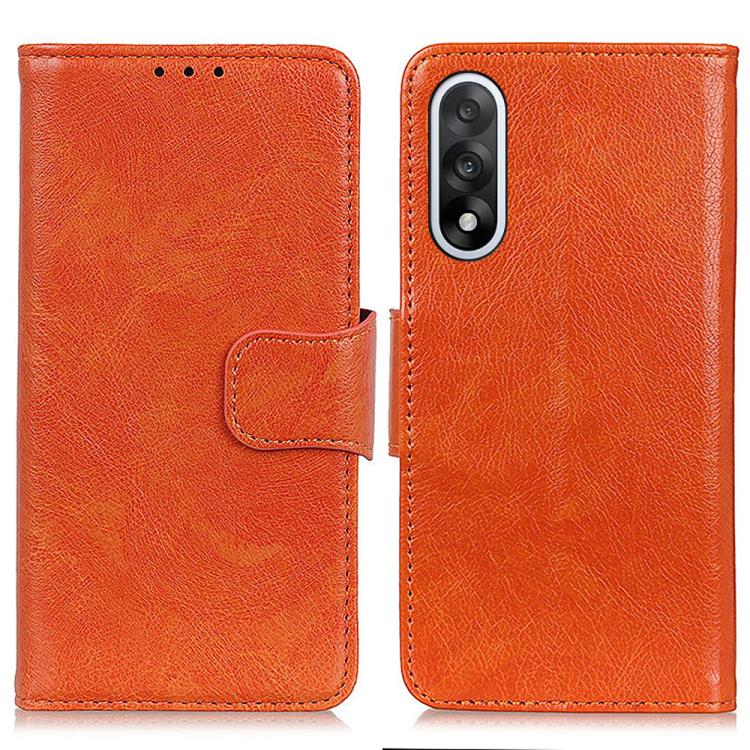 

For OnePlus Nord 5 / Ace 5 Ultra Nappa Texture Leather Phone Case(Orange)