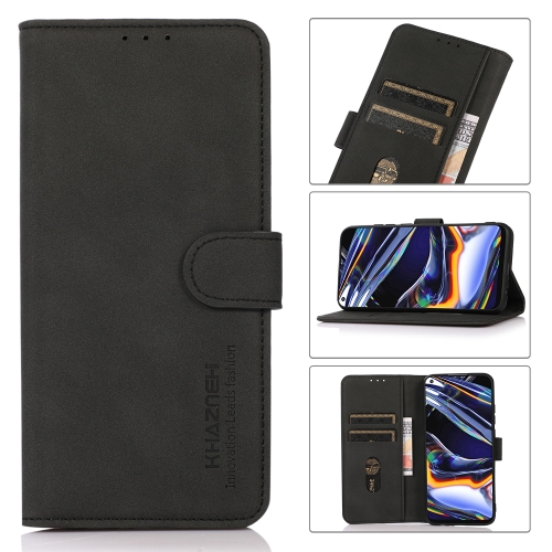 

For OnePlus Nord 3 / Ace 2V KHAZNEH Matte Texture Leather Phone Case(Black)